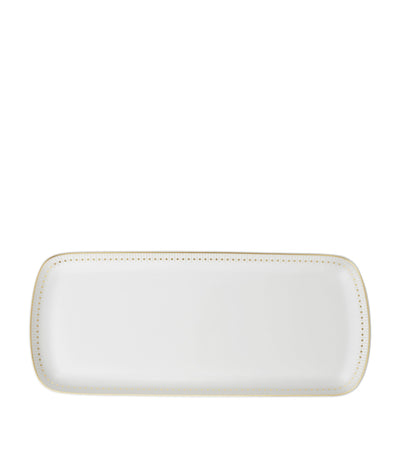 Plat à gâteau en porcelaine Christofle Malmaison Impériale 37cm Harrods - Acheter en ligne chez McGrocer