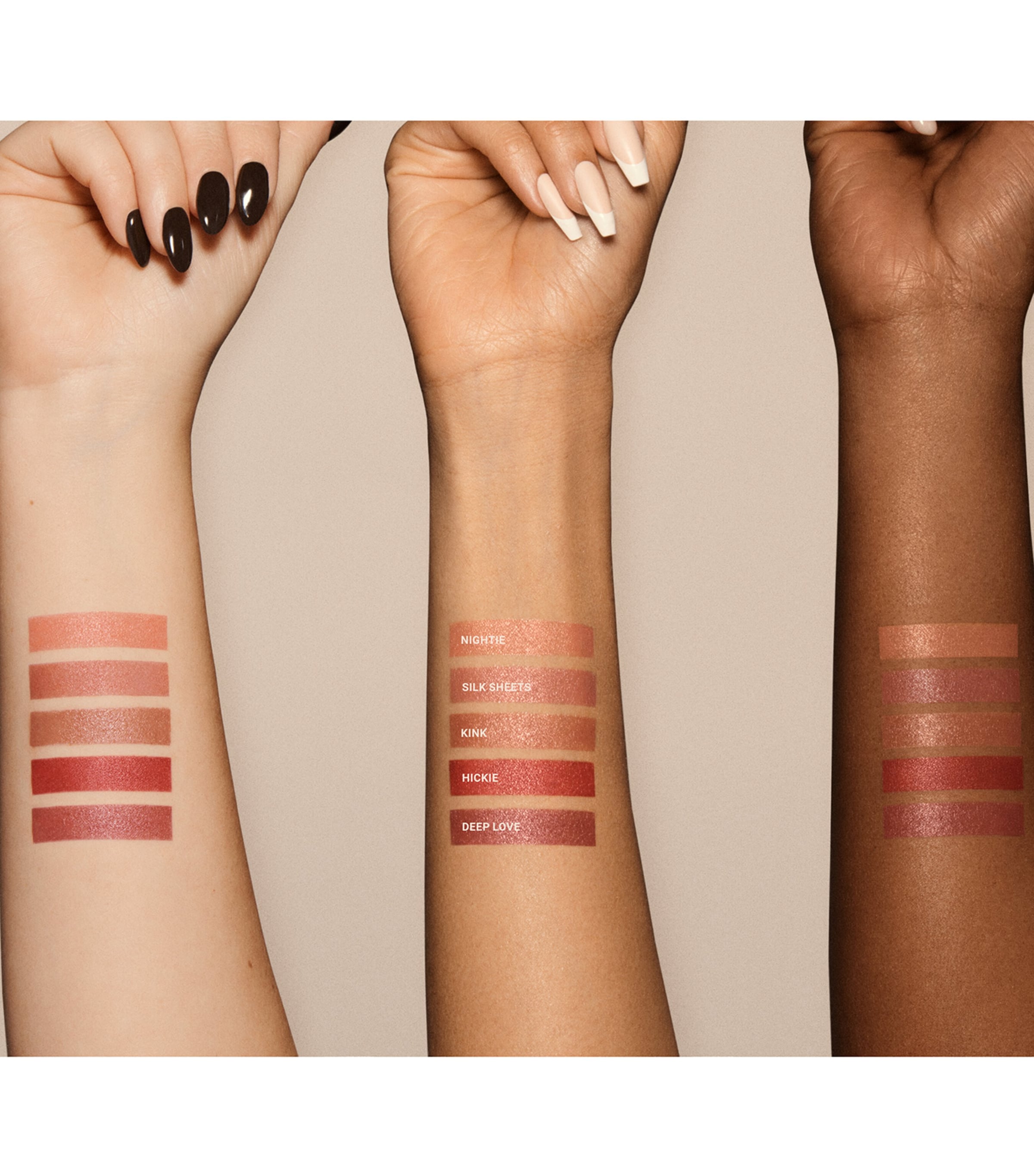 Vieve Satin Slip lipstick shade Hickie 3g - British product