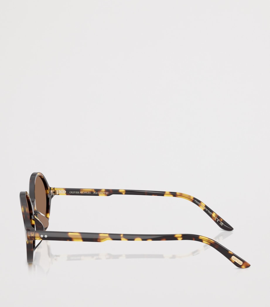 Oliver Peoples Khaite ovale Sonnenbrille - Britisches Produkt