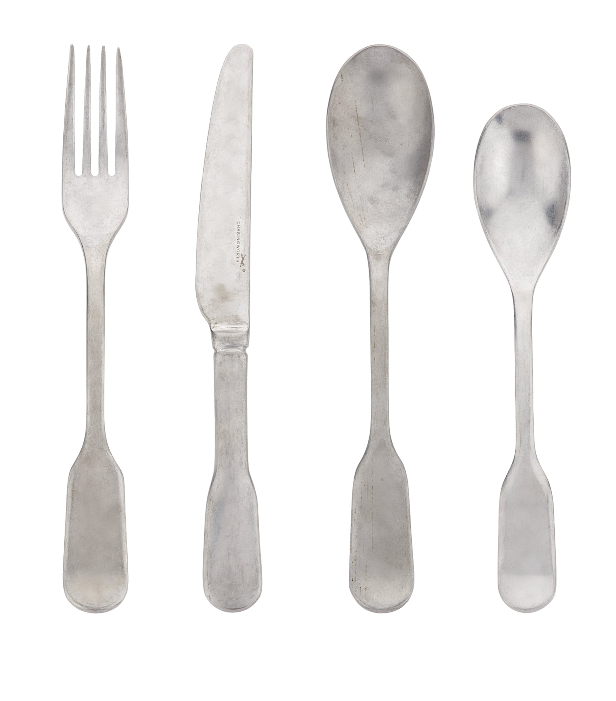 Charingworth Fiddle Vintage stainless steel 24-piece cutlery set - British product