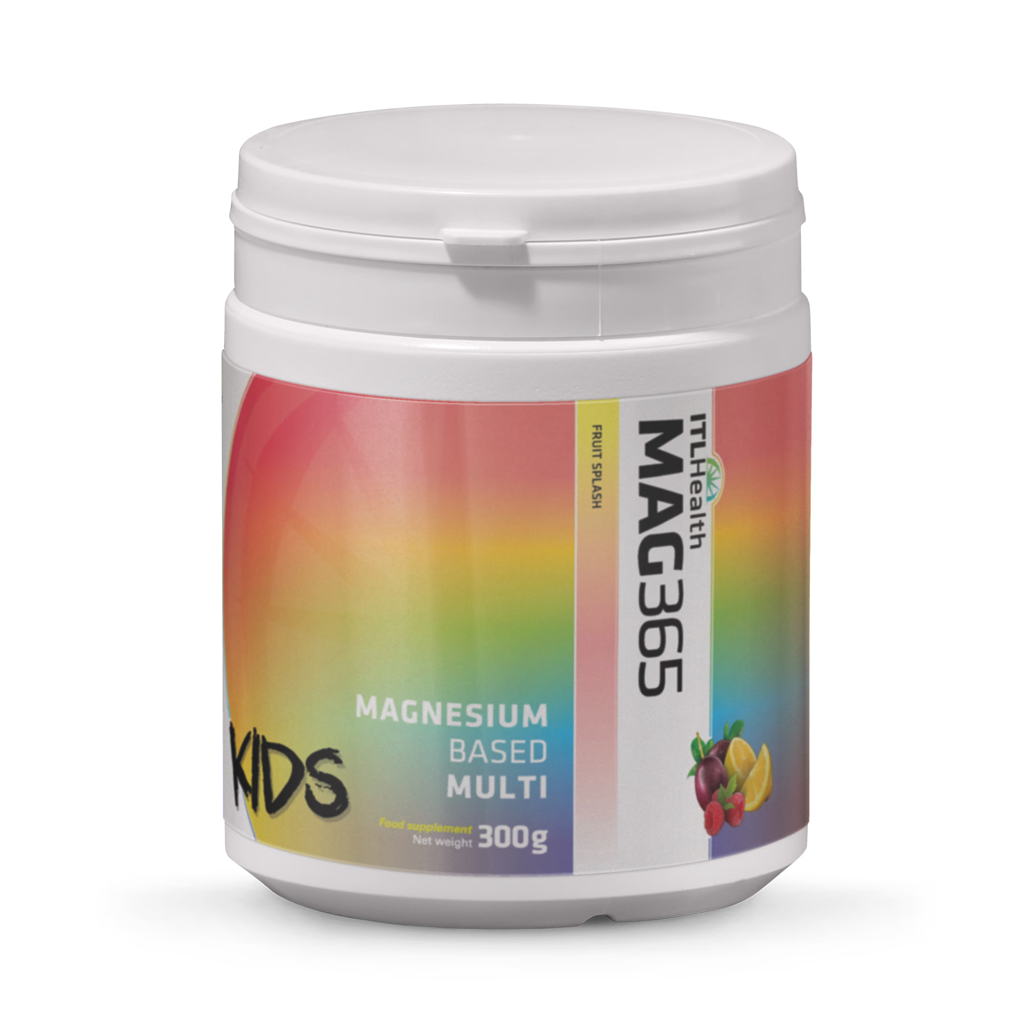 Mag365 Kids Magnesium powder passion fruit flavour 150g, imported from the UK