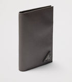 Prada Saffiano Leather Logo Passport Holder, imported from the UK