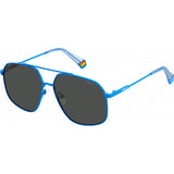 Polaroid Black PLD 6173 metal frame sunglasses, imported from the UK