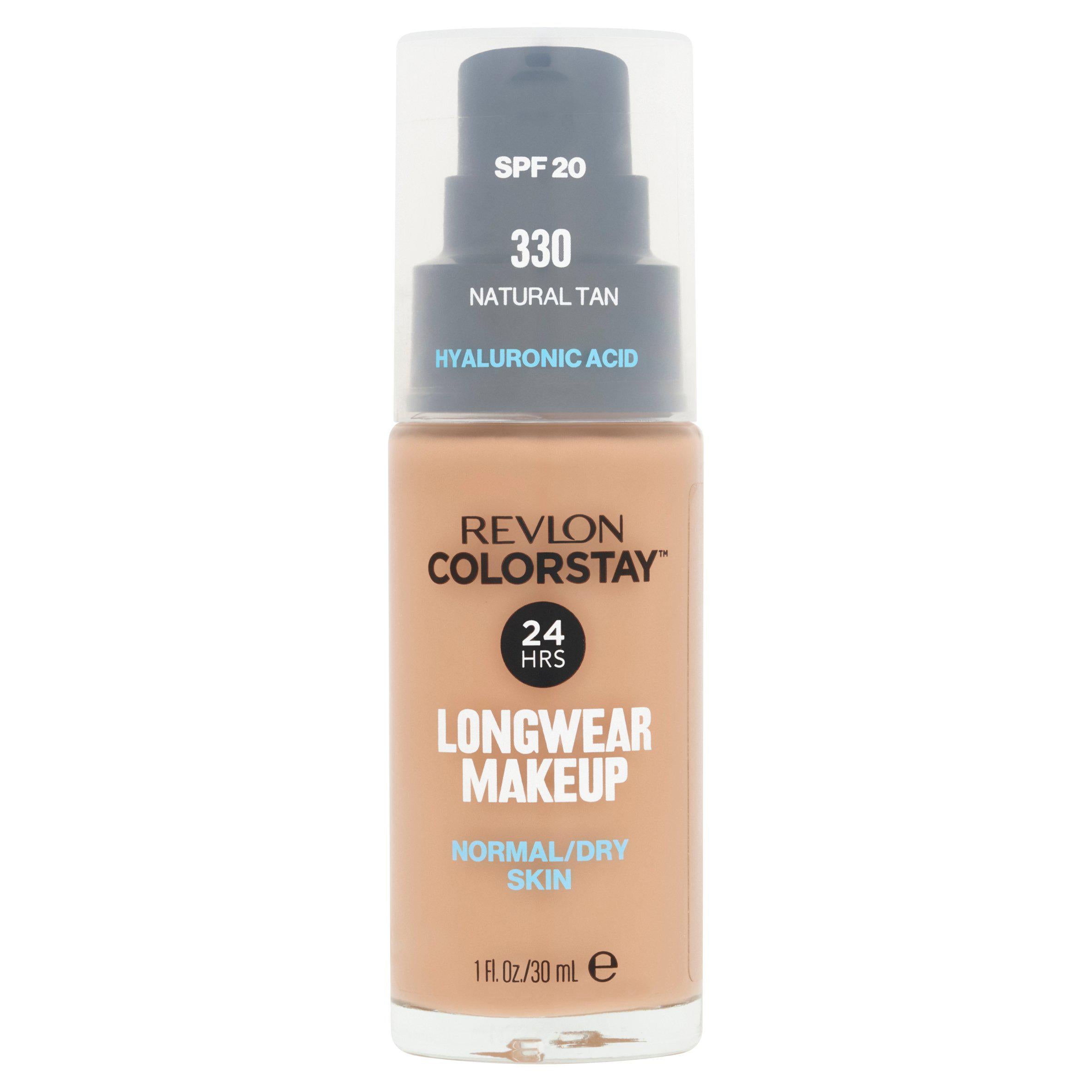 Revlon ColorStay Makeup for Normal & Dry Skin 330 Natural Tan 30ml All Sainsburys   