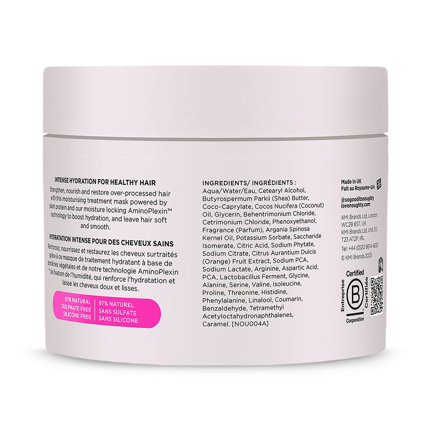 Noughty intense moisture treatment 300ml (British brand)