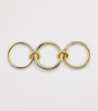 Spinelli Kilcollin yellow gold and sapphire Pyrus ring, imported from the UK