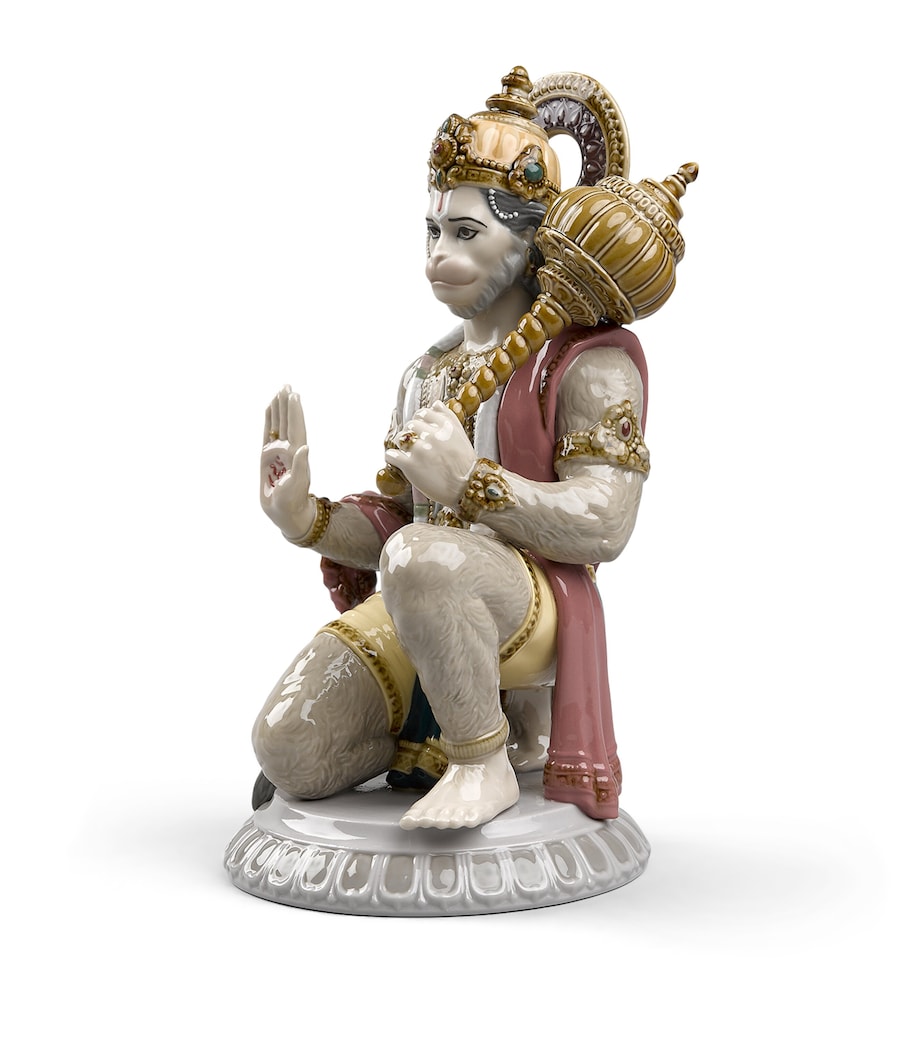 Lladró porcelain Hanuman figurine 27cm, imported from the UK