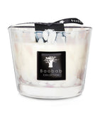 Baobab Collection White Pearls pillar candle 10cm - British product