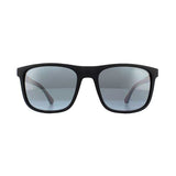 Emporio Armani 4129 black mirrored men sunglasses, imported from the UK