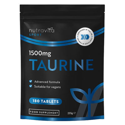 Superdrug Nutravita Taurine Supplement 1500mg - 180 Tablets- Buy online at McGrocer