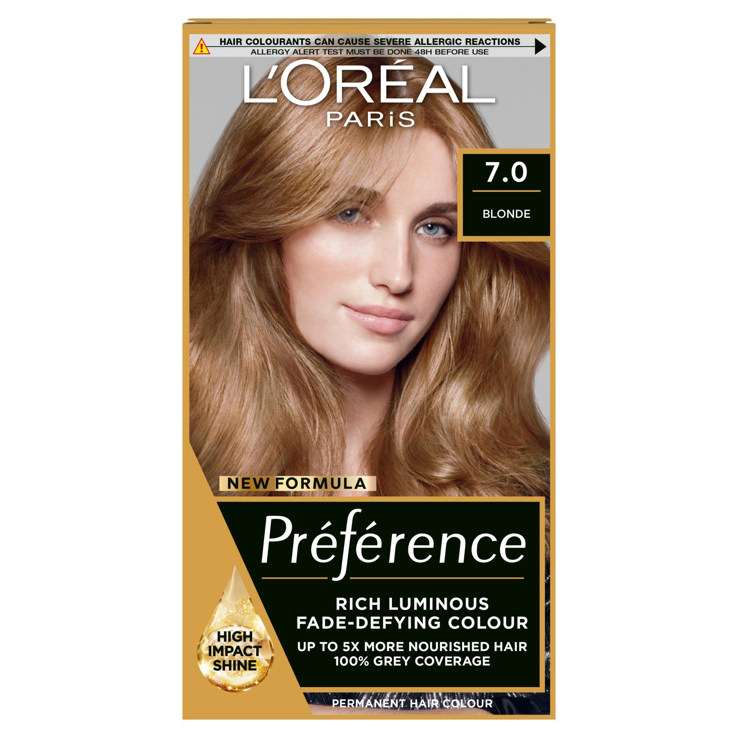 L'Oreal Paris Preference Permanent Hair Dye Vienna Blonde 7.0