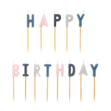 Habitat Palma Luxe Happy Birthday Candle (Individual Letters) GOODS Sainsburys   