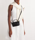 Longchamp Le Pliage Xtra leather pouch extra-small, imported from the UK