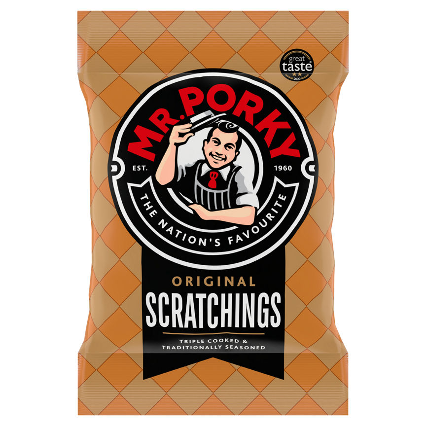 Mr Porky  Original Scratchings GOODS ASDA   