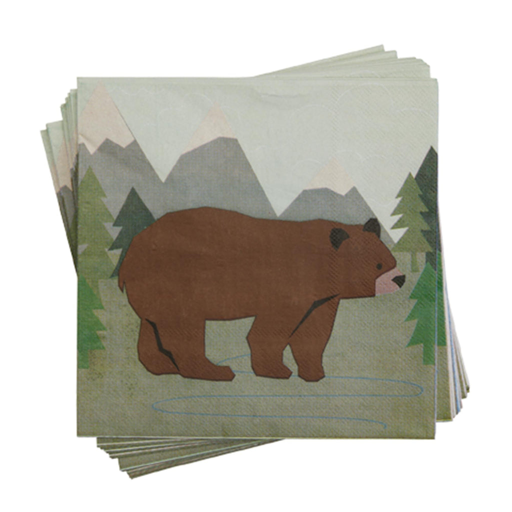 Habitat Kids Explore Bear Napkin 20pk