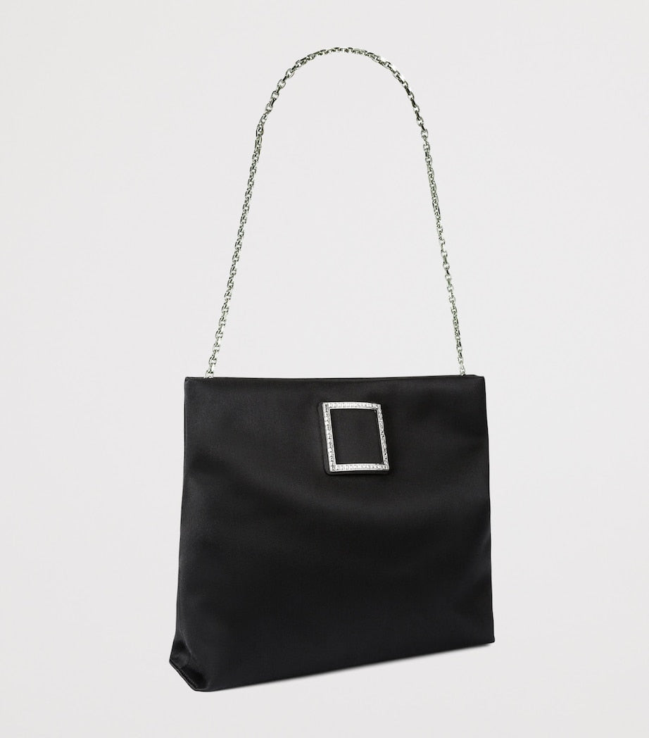 Roger Vivier Trompette satin pouch, imported from the UK
