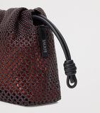 LOEWE Flamenco woven leather clutch bag, UK version