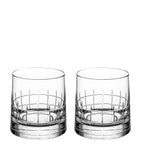 Christofle crystal double old fashioned tumblers 240ml set of 2 - British product