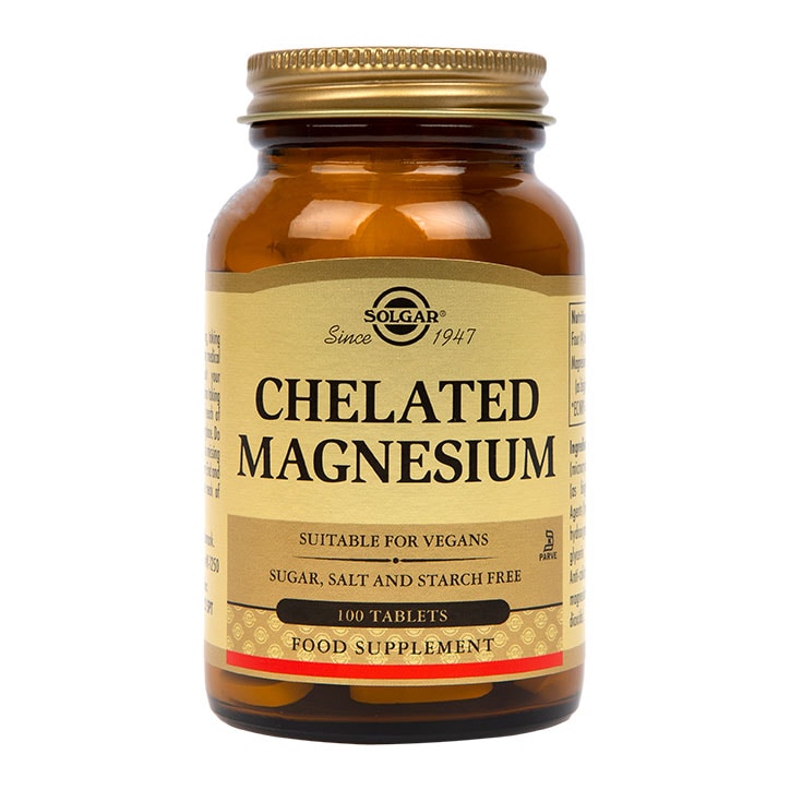 Solgar Chelated Magnesium 100 Tablets Magnesium Vitamins & Supplements Holland&Barrett   