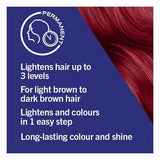 LIVE Colour + Lift Permanent Red Hair Dye Deep Red GOODS Superdrug   