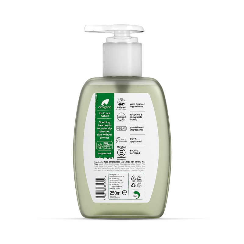 Dr Organic Aloe Vera Hand Wash 250ml - British product