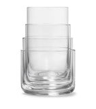 Aarke nesting glass tumblers set of 4 (290ml) - British product
