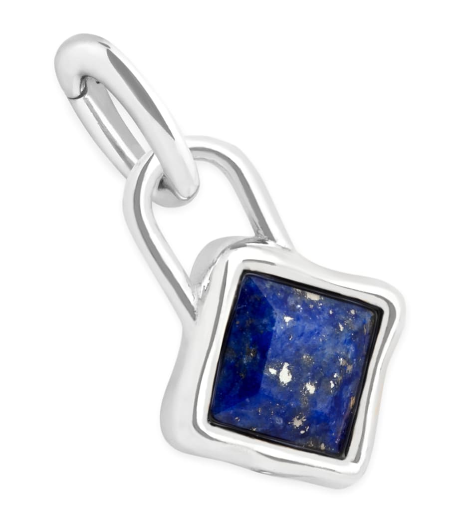 Astrid & Miyu rhodium-plated September birthstone charm, UK version