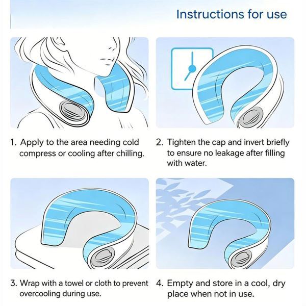 Leaper Cooling Ice Pack in a Neckband Design