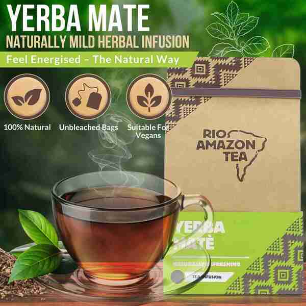 Rio Amazon Yerba Mate teabags 90 - British product