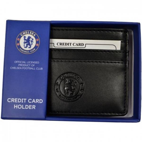 Chelsea FC embossed crest card wallet (British brand)