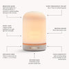 NEOM Wellbeing Pod diffuser with upcycled wood base - British product
