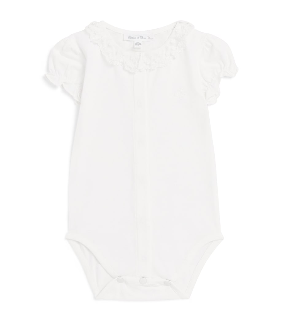 Tartine et Chocolat lace-detail bodysuit 1-24 months (British brand)