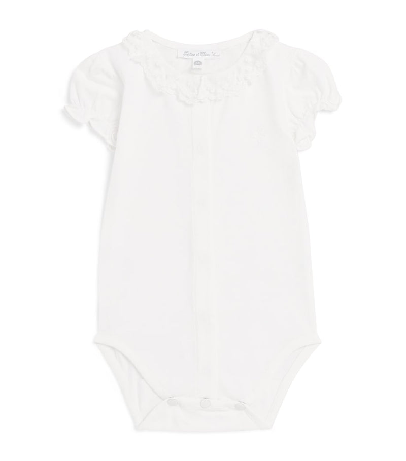 Tartine et Chocolat lace-detail bodysuit 1-24 months (British brand)