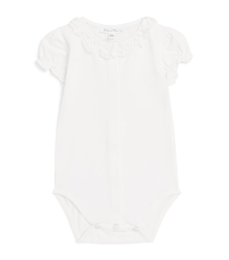 Tartine et Chocolat lace-detail bodysuit 1-24 months (British brand)