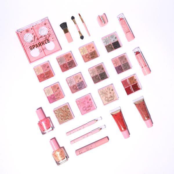 Q-Ki beauty advent calendar 24 days of makeup - British product