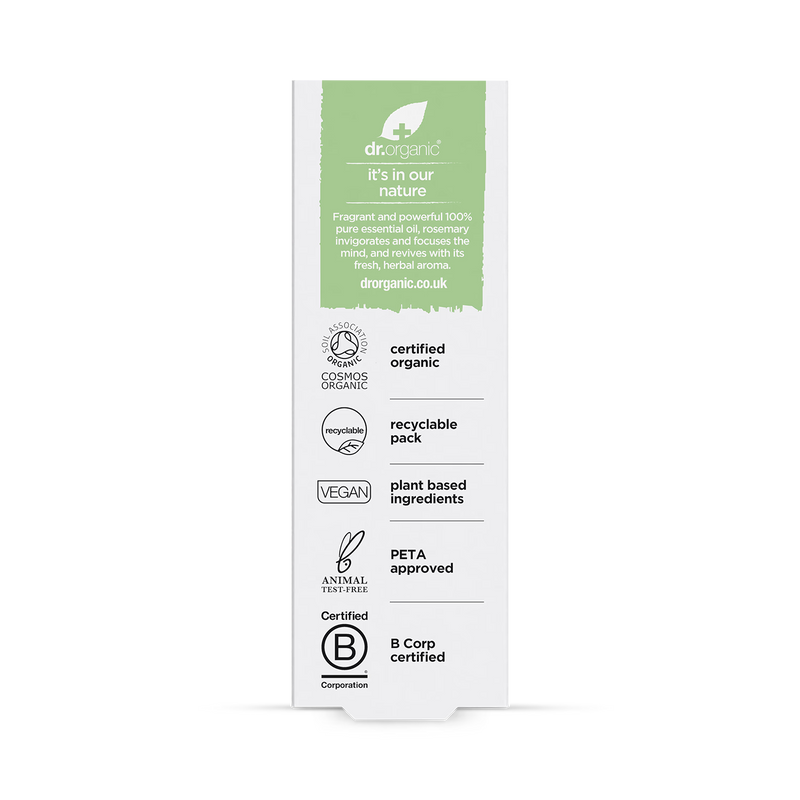Dr Organic Rosemary Essential Oil 10ml - British product