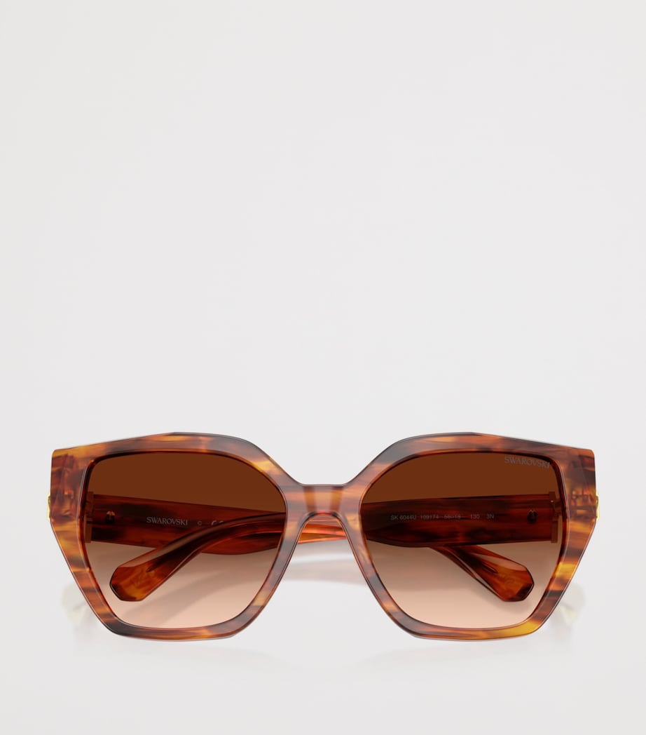 Swarovski irregular acetate sunglasses with crystals, imported from the UK
