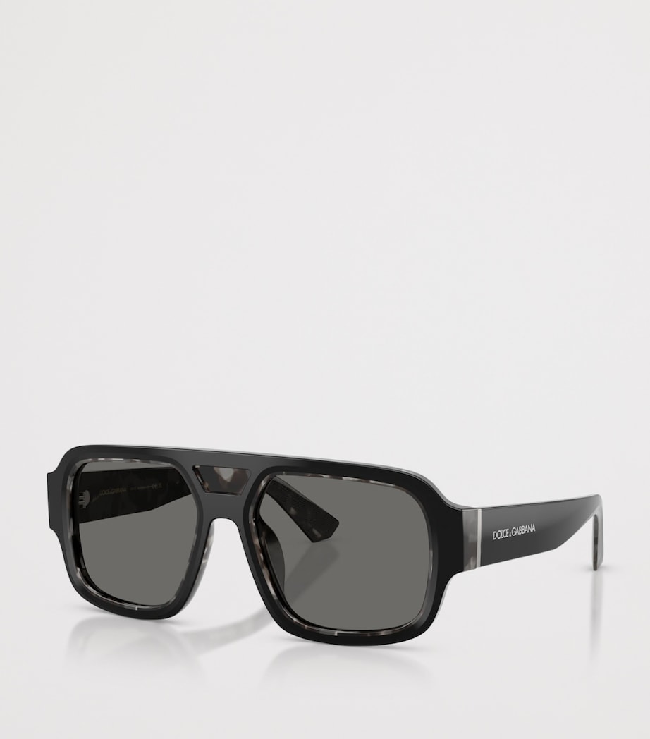 Dolce&Gabbana pilot sunglasses oversized acetate - British product