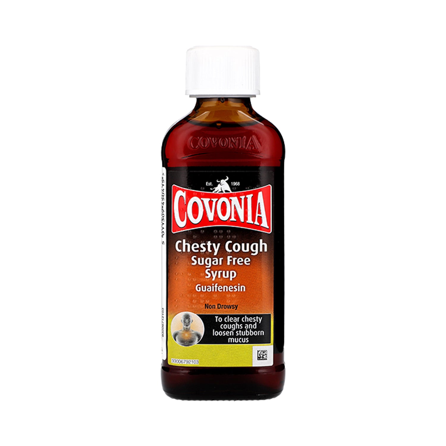 Covonia Chesty Cough syrup sugar free 150ml - British product
