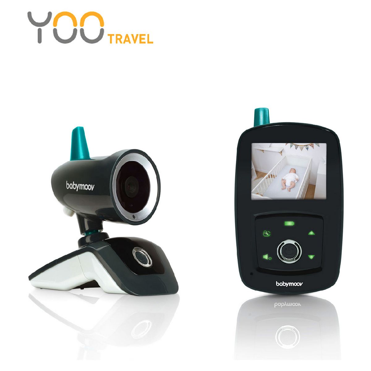 Babymoov YOO-Travel Wireless 2.4 inch Panoramic Video Baby Monitor GOODS Boots   