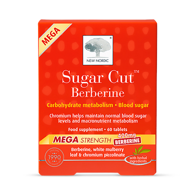 Holland & Barrett New Nordic Sugar Cut Berberine 400mg Mega Strength 60 Tablets- Buy online at McGrocer
