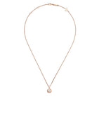 Chopard Happy Diamonds rose gold pendant with diamonds (British brand)