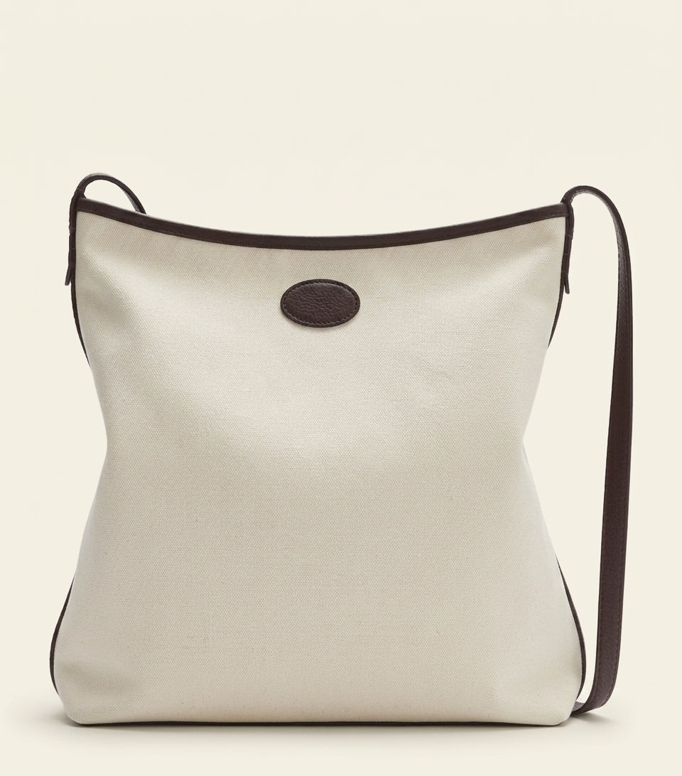 Burberry small canvas Highlands shoulder bag - British product