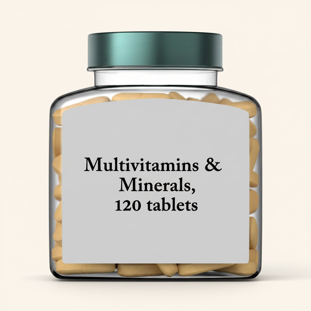 Holland and Barrett ABC to Z Vegan Multivitamins 120 Tablets, UK version