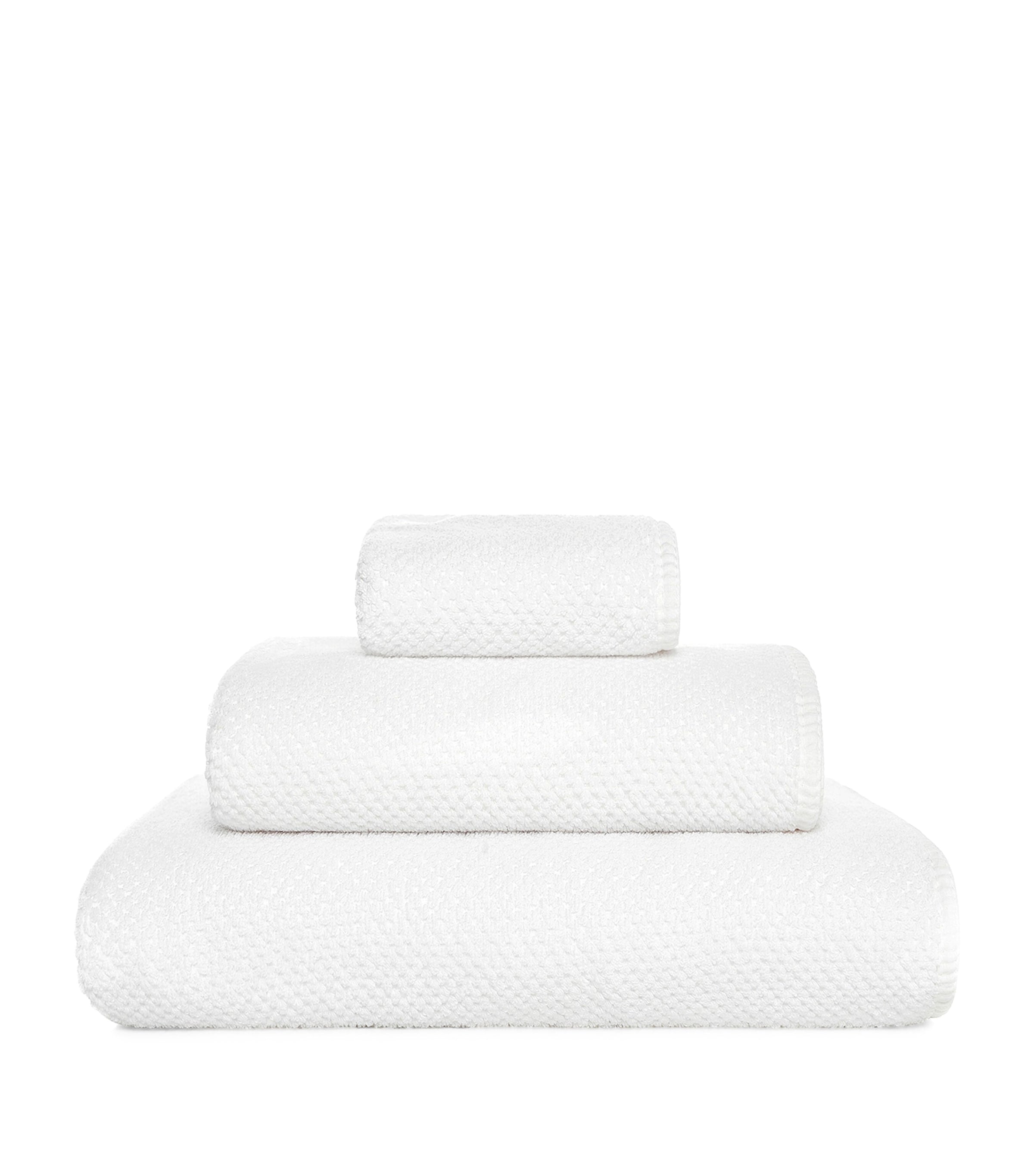 Honeycomb Weave Combed Cotton Washcloth 30cm x 30cm