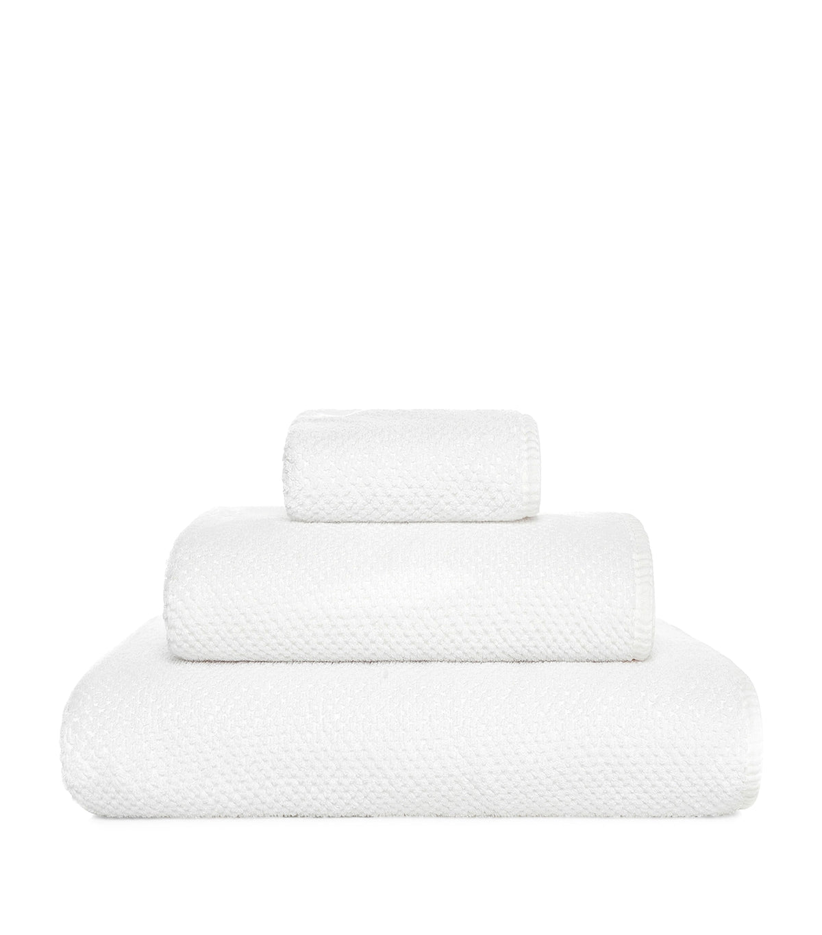 Honeycomb Weave Combed Cotton Washcloth 30cm x 30cm