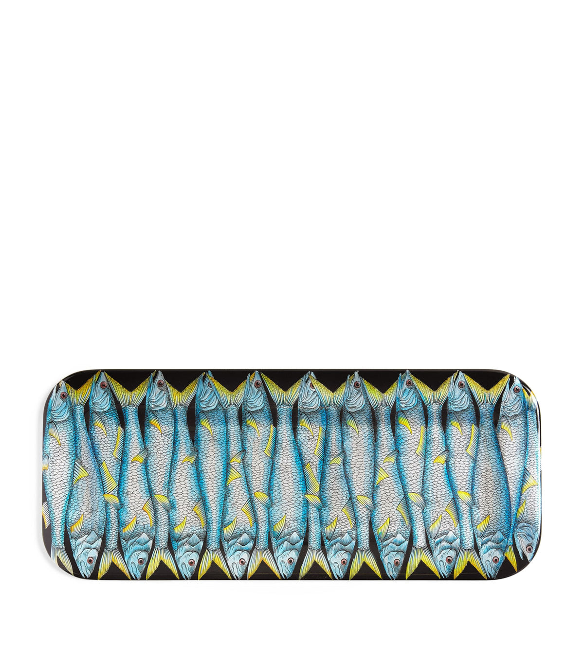 Fornasetti sardine print decorative tray 60cm - British product