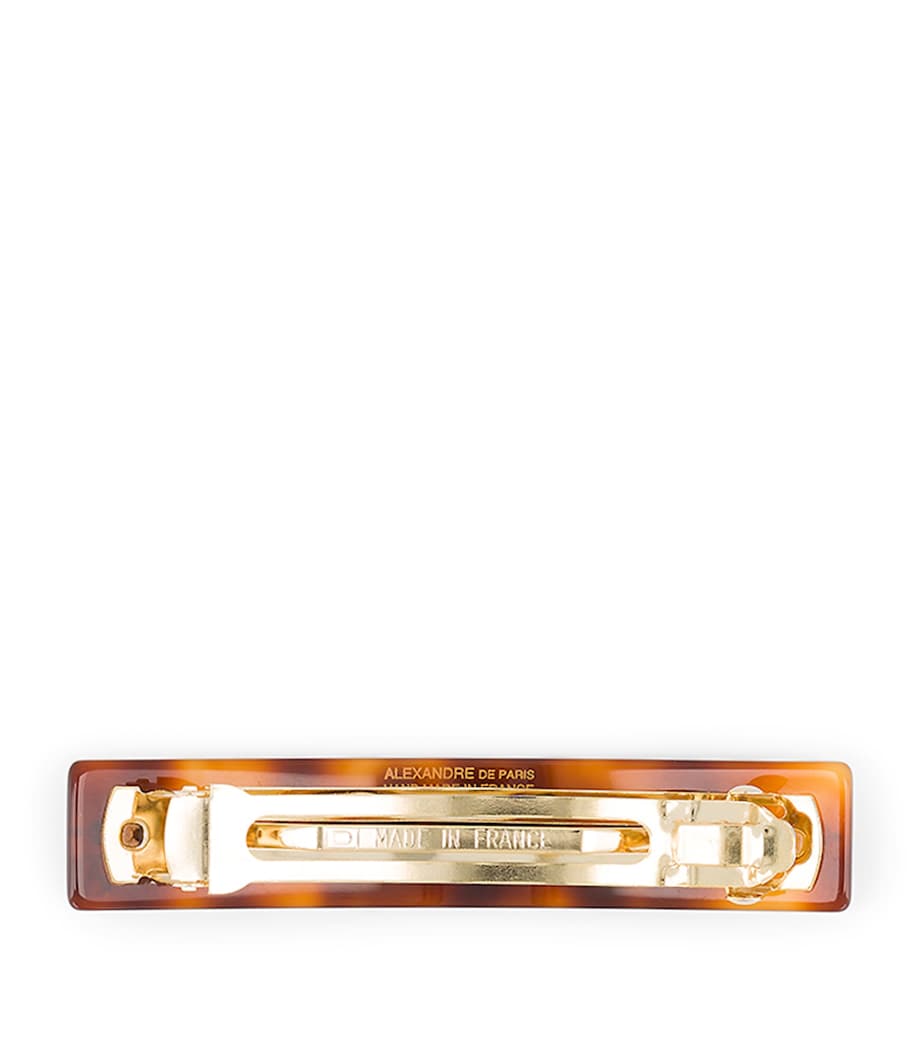 Alexandre de Paris Timeless Tuileries slide hair clip, imported from the UK