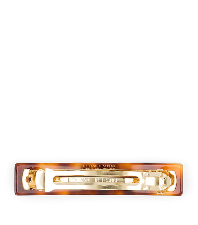 Alexandre de Paris Timeless Tuileries slide hair clip, imported from the UK