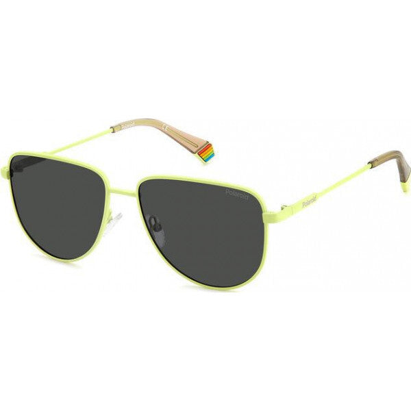 Polaroid PLD 6196 yellow metal frame sunglasses - British product
